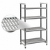 Thumbnail image #3 for Cambro Camshelving Elements XTRA 4-Tier Stationary Starter Polymer Shelving Unit, 18