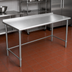 Thumbnail image #3 for Eagle Group BlendPort Deluxe Series Stainless Steel Work Table, 48 x 30 Inches, Open Base, 1-1/2 Inch Rear Upturn