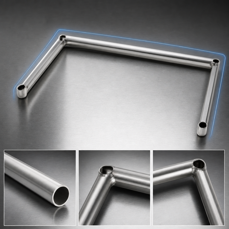 Product image #3 for Eagle Group 3-Sided Stainless Steel Channel Frame, 48 x 24 Inches