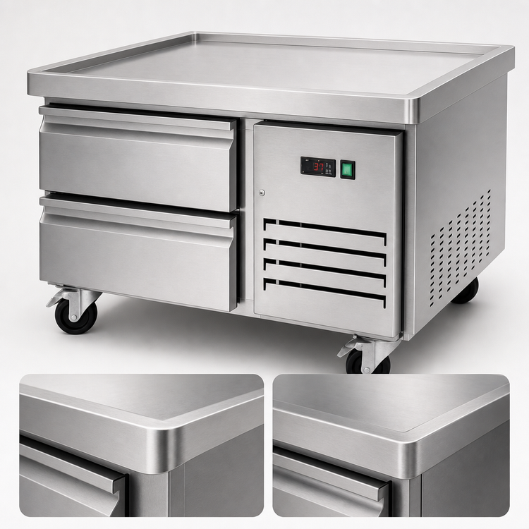 Product image #3 for Arctic Air 38-Inch Refrigerated Chef Base with 2 Full-Extension Drawers
