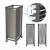 Thumbnail image #4 for Cambro Ultimate Full-Size Mobile Sheet Pan Rack, 1-1/2-Inch Rail Spacing, Metal Casters, Brushed Graphite