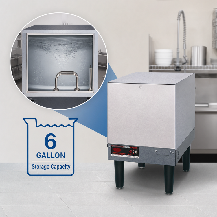 Product image #3 for Hatco C-9 Compact Electric Booster Heater, 6-Gallon, 9 kW