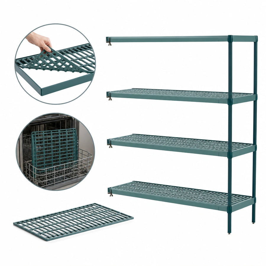 Removable Polymer Shelf Mats