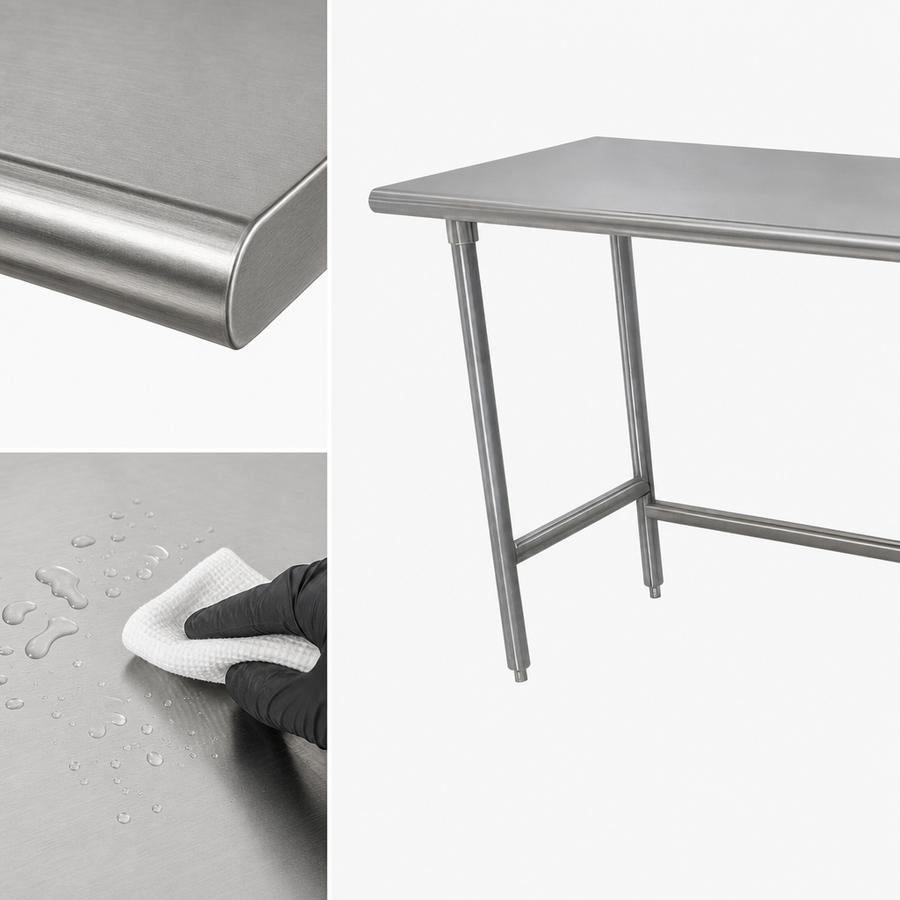 16-Gauge 430 Stainless Steel Top