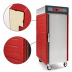 Thumbnail image #3 for Metro C5 C548-ASFS-U 5/6-Height Mobile Heated Holding Cabinet, Solid Door, Universal Slides, 14 Sheet Pan/28 Pan Capacity, 120V