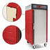 Thumbnail image #3 for Metro C5 4 Series Insulation Armour Plus 5/6 Height Mobile Heated Holding Cabinet, Solid Door, Universal Slides