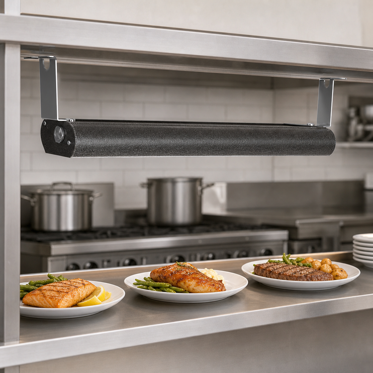 Product image #3 for Vollrath 54-Inch Single Low Profile Unlighted Strip Heat Lamp with Remote Infinite Switch