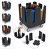 Thumbnail image #4 for Optimizer Small Dish Dolly with 4 Adjustable Dividers, Black