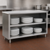 Thumbnail image #3 for Eagle Spec-Master Open Front Plate Cabinet, 96 x 15 Inches, Stainless Steel