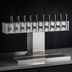 Thumbnail image #3 for Perlick Wide Base 10-Faucet Glycol-Cooled Countertop Tee Draft Beer Tower, Stainless Steel