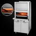 Thumbnail image #3 for Garland Master Series Heavy-Duty Range-Match Ceramic Radiant Upright Gas Broiler with Upper Finishing Oven and Storage Base