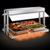 Thumbnail image #3 for Hatco Glo-Ray® 30-Inch Countertop Buffet Warmer with Heated Base and Buffet-Style Sneeze Guards