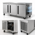 Thumbnail image #3 for Centerline by Traulsen CLUC-72F-SD-LRR Compact Three-Section Undercounter Freezer, Solid Doors, 72.25-Inch Wide