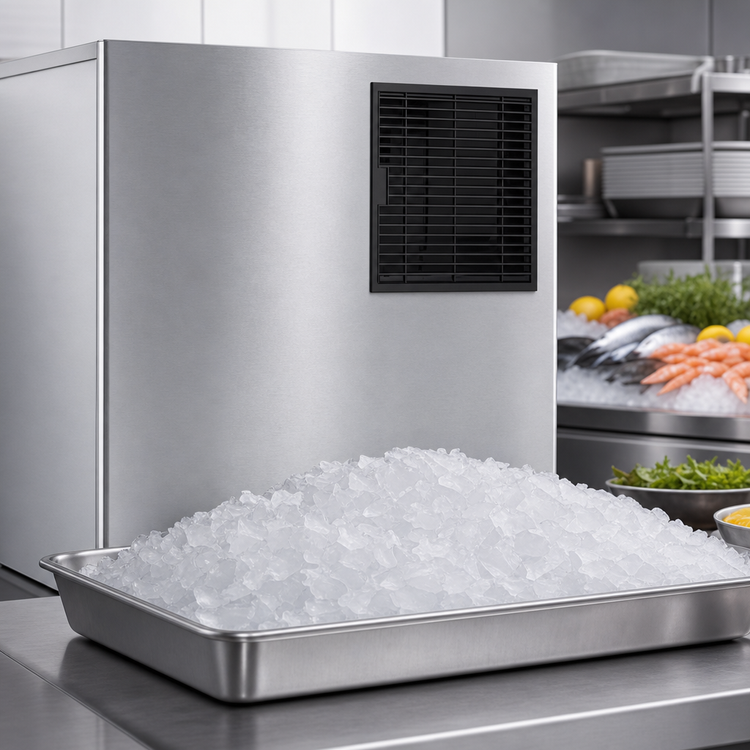 Product image #3 for Hoshizaki 30-Inch Wide Flake Ice Machine, Remote Air-Cooled, Up to 2,098 lb/Day