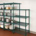 Thumbnail image #3 for Eagle Valu-Gard 4-Tier Wire Add-On Shelving Unit, 24 x 24 x 63 Inches, Green Epoxy