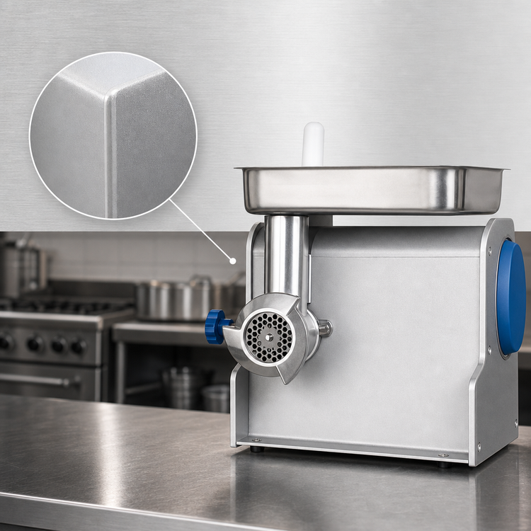 Product image #4 for Edlund EDVG-12SS Electric Bench-Type Meat Grinder with Stainless Steel Propeller and Feed Chute