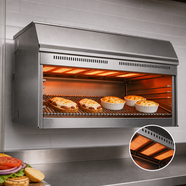 Product image #3 for Bistro 60-Inch Wall-Mount Gas Cheesemelter with Infrared Burners