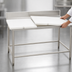 Thumbnail image #3 for Eagle Group 72-Inch x 24-Inch Poly Top Boning Table with Stainless Steel Tubular Base and 4-Inch Backsplash