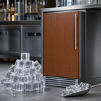 Thumbnail image #4 for Summit Commercial Summit Appliance BIM44GCSSIF Commercial Built-In/Freestanding Full-Size Dice Ice Machine, 25 lb Bin, Stainless Steel
