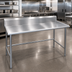 Thumbnail image #3 for Advance Tabco BSR-96 Stainless Steel Sorting Table with 10-1/2-Inch Backsplash and 3-Inch Raised Edge, 96 x 30 Inches