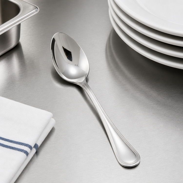 Product image #4 for Winco Shangarila Dinner Spoon, 7-1/4 Inch, Extra Heavy Weight, Mirror Finish, 18/8 Stainless Steel