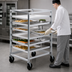 Thumbnail image #3 for New Age Mobile Half-Height Double-Deep Side-Loading Aluminum Tray Rack for 12 15