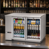 Thumbnail image #3 for Everest Refrigeration EBB48G-SS Two-Section Glass Door Back Bar Refrigerator, 49 Inch, 14 Cu. Ft.