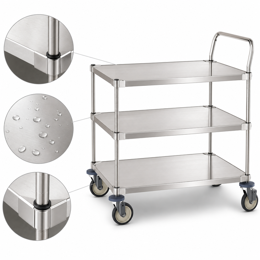 Type 316 Stainless Steel Shelves and Corners