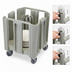 Thumbnail image #4 for Cambro S-Series Compact Adjustable 4-Tower Dish Caddy Dolly for 9-Inch to 12-Inch Round Plates