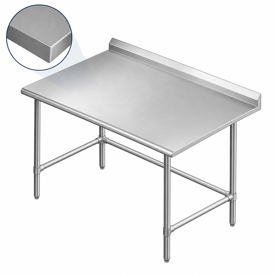 Reinforced Stainless Steel Top