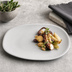 Thumbnail image #3 for Ridge 13-Inch Oblong Melamine Platter, Cement, Matte Finish