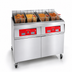 Thumbnail image #4 for Vulcan 4ER50DF Four-Battery Electric Deep Fat Fryer with Digital Controls and KleenScreen PLUS Filtration, 50-Lb. Vats