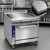 Thumbnail image #3 for Imperial Spec Series 36-Inch Heavy Duty Gas Range with 1/2-Inch Plancha Top and Open Cabinet Base