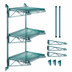 Thumbnail image #3 for Quantum Wall-Mounted Cantilever 3-Shelf Starter Unit with 54-Inch Posts