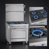 Thumbnail image #3 for Southbend Platinum P32C-XX 32-Inch Gas Heavy Duty Range with Cabinet Base and 4 Open Burners