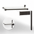 Thumbnail image #3 for Camshelving Elevation Series Wall Shelving Add-On Shelf Kit, 24 x 36 Inches, Solid Shelf Plates, Brushed Graphite