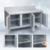 Thumbnail image #3 for La Rosa Refrigeration L-21178-23-28 Three-Section Reach-In Worktop Freezer Base with Doors, Remote Refrigeration