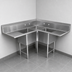 Thumbnail image #3 for John Boos Pro-Bowl 3-Compartment Corner Sink with Dual 36-Inch Drainboards