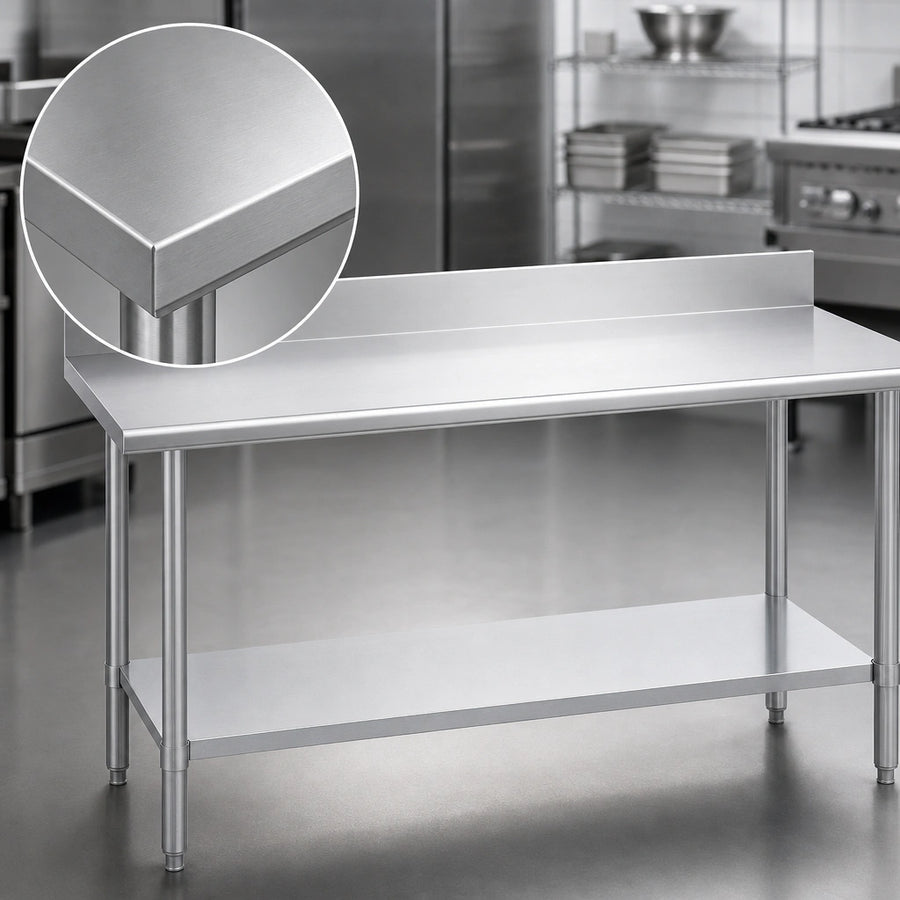 16-Gauge 300-Series Stainless Steel Top
