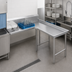 Thumbnail image #3 for Advance Tabco Island-Clean L-Shaped Right-Hand Dishtable, 71-Inch, 14 Gauge 304 Stainless Steel