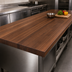 Thumbnail image #3 for Boos Block American Black Walnut Full-Length Edge Grain Kitchen Countertop, 96-Inch x 32-Inch x 3-Inch Thick