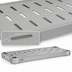 Thumbnail image #4 for Eagle Quik-Set 60 Inch x 24 Inch Louvered Solid Shelf, Gray Epoxy Finish