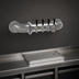 Thumbnail image #3 for Glastender 4-Faucet Pipe Wall Draft Dispensing Tower, Wall Mounted, Glycol-Cooled, Stainless Steel