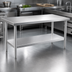 Thumbnail image #3 for Eagle Spec-Master Marine Series Stainless Steel Work Table with Adjustable Undershelf, 48 x 24 Inches