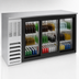 Thumbnail image #3 for Beverage-Air 72-Inch 3-Section Back Bar Refrigerator with Sliding Glass Doors and Right-Mounted Self-Contained Refrigeration