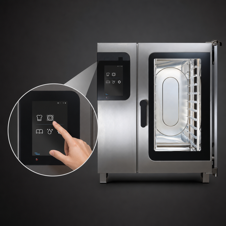 Product image #3 for Convotherm Maxx Pro C4 ET 10.10GS-N Single Deck Full-Size Gas Boilerless Combi Oven