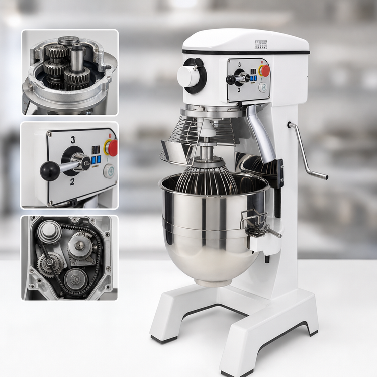 Product image #3 for Doyon SM300 30-Quart 3-Speed Floor Model Planetary Mixer, 120V