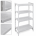 Thumbnail image #4 for Cambro Camshelving Premium 30 x 24 x 84 Inch 4-Tier Solid Stationary Starter Unit