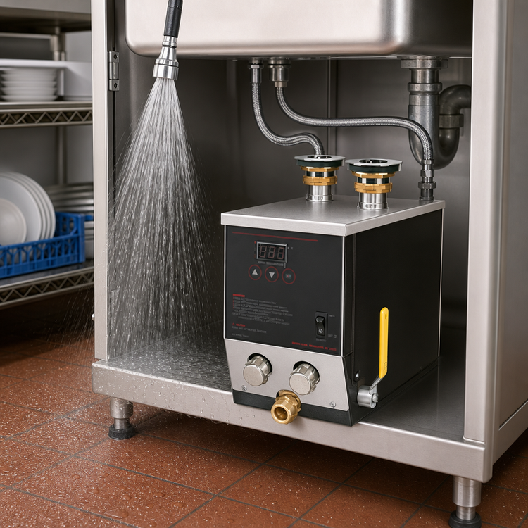 Product image #3 for Hatco Hydro-Heater 3CS2-3 Undersink Sanitizing Sink Heater, 3 kW, 208 Volts