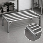 Thumbnail image #3 for Channel Manufacturing Lifetime Tough ES2024 Stainless Steel Tubular Dunnage Rack, 24 in. W x 20 in. D x 12 in. H, 4,000 lb. Capacity